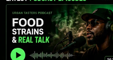 Illustrative podcast design artwork